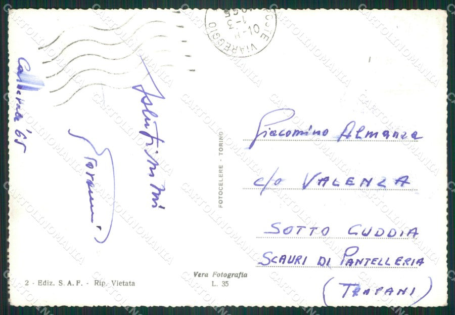 Lucca Viareggio Saluti da Foto FG cartolina ZK5556 – retro