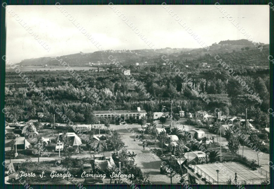 Ascoli Piceno Fermo Porto San Giorgio Campeggio Foto FG cartolina ZK5572 – fronte