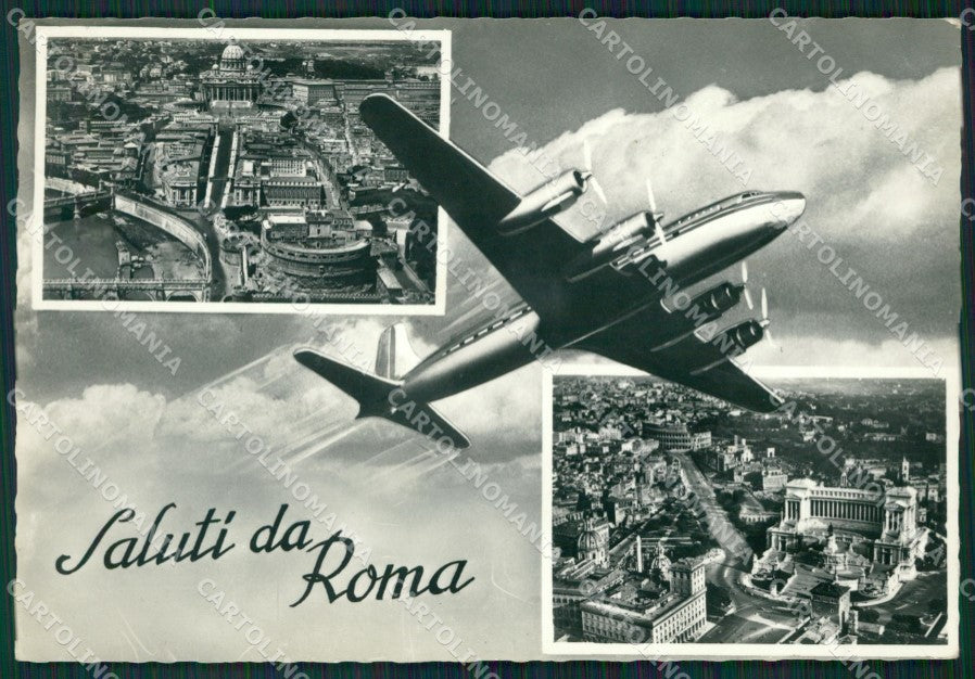 Roma Città Saluti da Aereo Foto FG cartolina ZK5578 – fronte