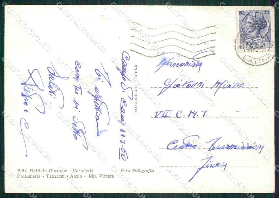 Roma Anzio Foto FG cartolina ZK5588 – retro