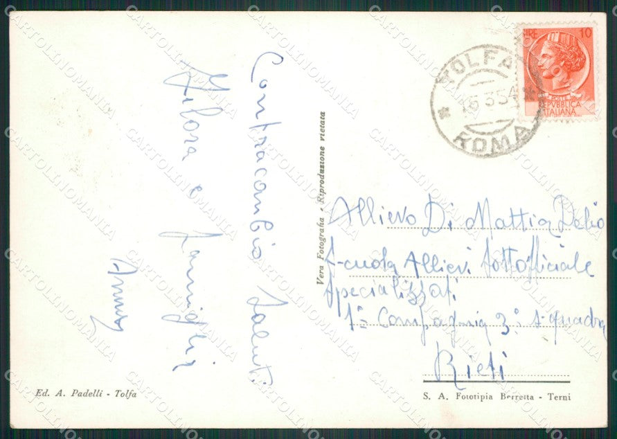 Roma Tolfa Foto FG cartolina ZK5594 – retro