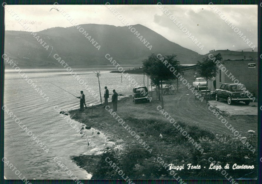 Frosinone Fiuggi Lago Canterno PIEGHINA Auto Foto FG cartolina ZK5595 – fronte
