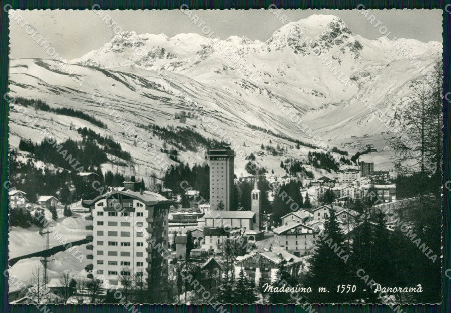 Sondrio Madesimo Nevicata Foto FG cartolina ZK5604 – fronte