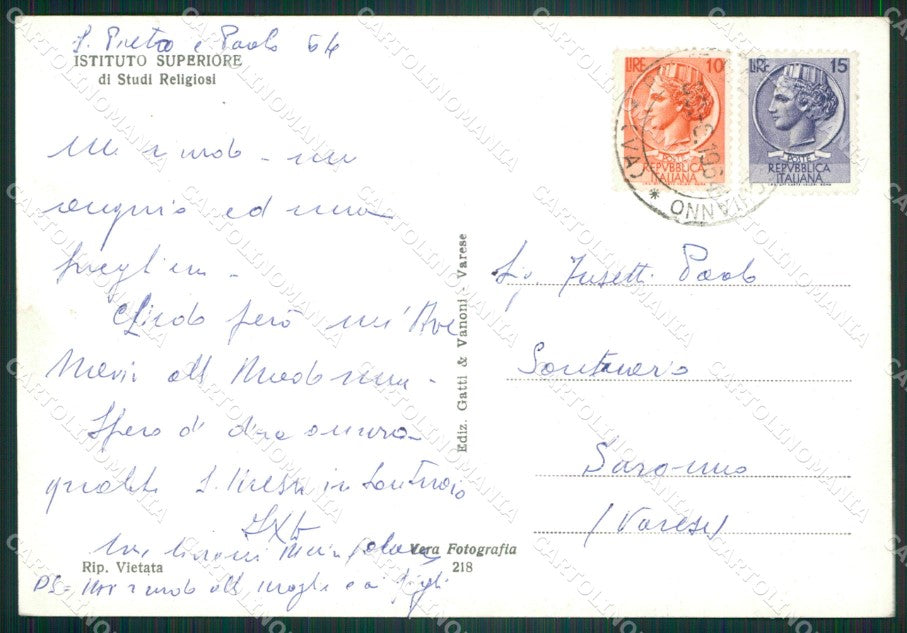 Varese Gazzada Foto FG cartolina ZK5615 – retro