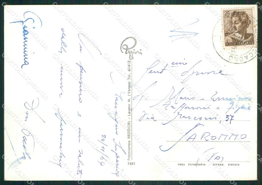 Varese Maccagno Foto FG cartolina ZK5616 – retro