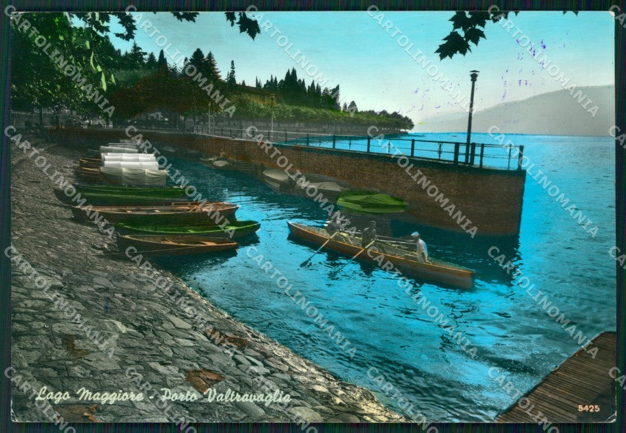 Varese Porto Valtravaglia Canottaggio Foto FG cartolina ZK5618 – fronte