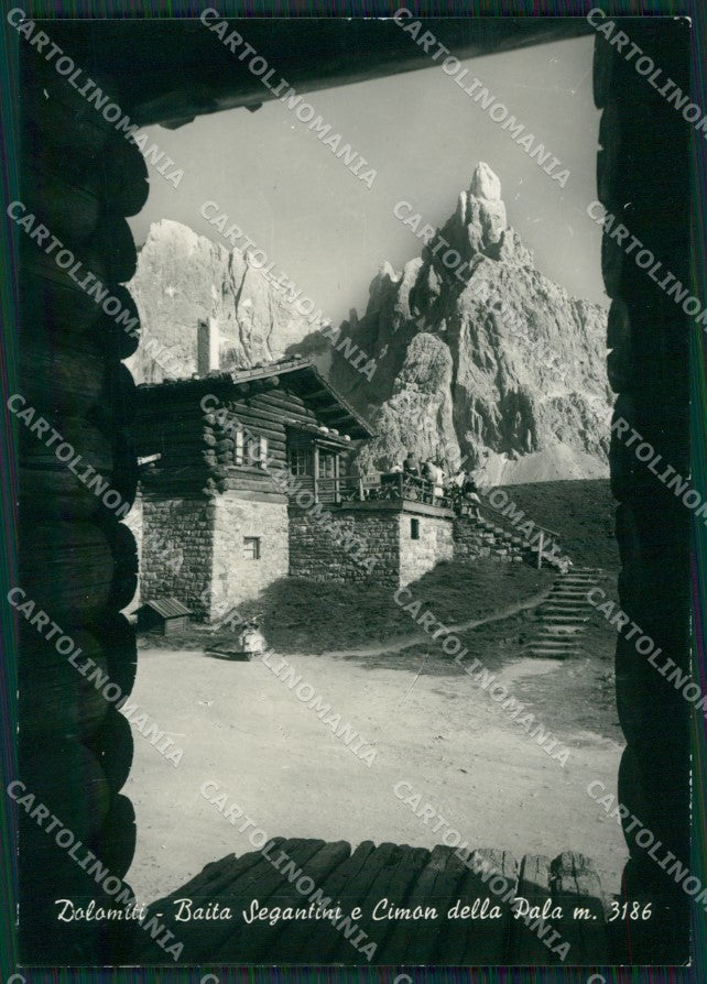 Trento Tonadico Baita Segantini Foto FG cartolina ZK5633 – fronte