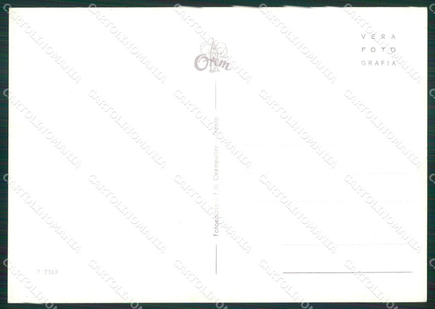Trento Tonadico Baita Segantini Foto FG cartolina ZK5633 – retro