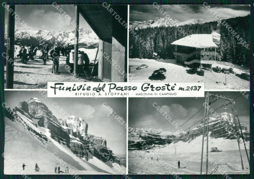 Trento Pinzolo Madonna di Campiglio Funivie Sci Foto FG cartolina ZK5636 – fronte