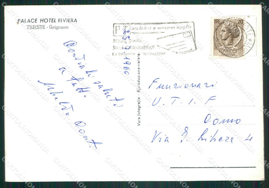 Trieste Grignano FORI Foto FG cartolina ZK5642 – retro