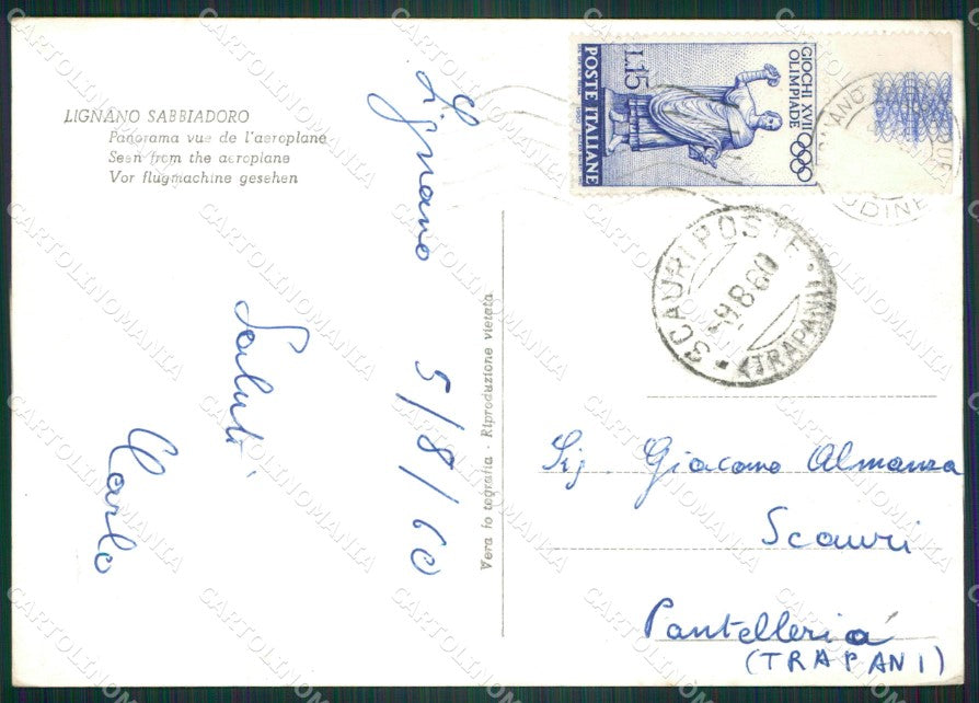 Udine Lignano Sabbiadoro Foto FG cartolina ZK5651 – retro
