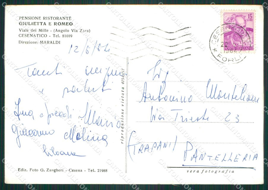 Forlì Cesenatico Foto FG cartolina ZK5660 – retro
