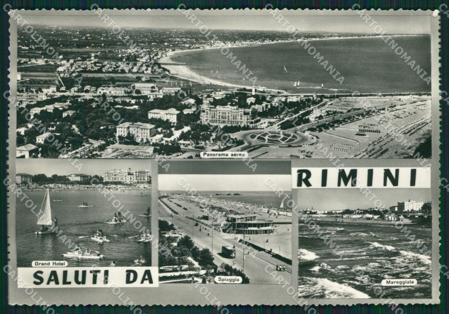 Rimini Città Saluti da Foto FG cartolina ZK5675 – fronte