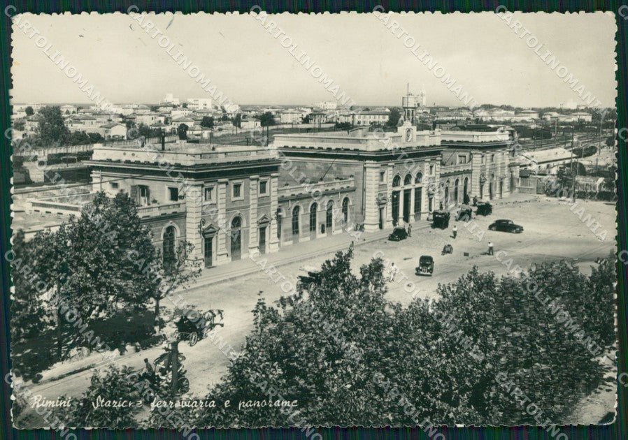 Rimini Città Stazione PIEGHINA Foto FG cartolina ZK5678 – fronte