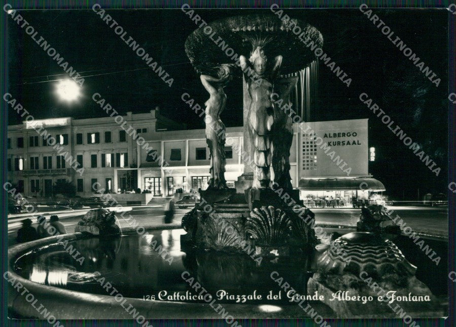 Rimini Cattolica Chiaro di Luna Foto FG cartolina ZK5681 – fronte