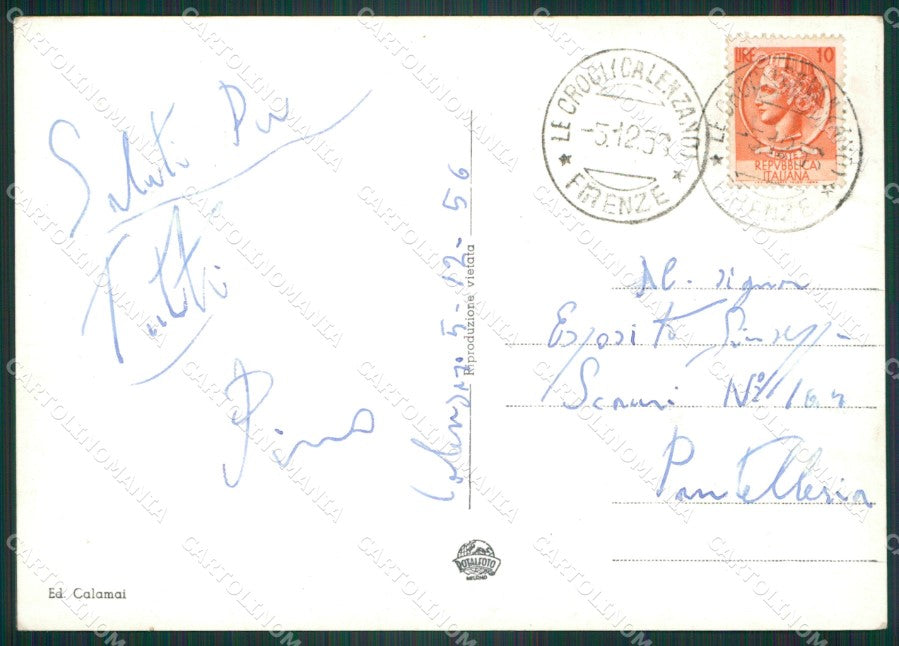 Firenze Calenzano Croci di Foto FG cartolina ZK5685 – retro