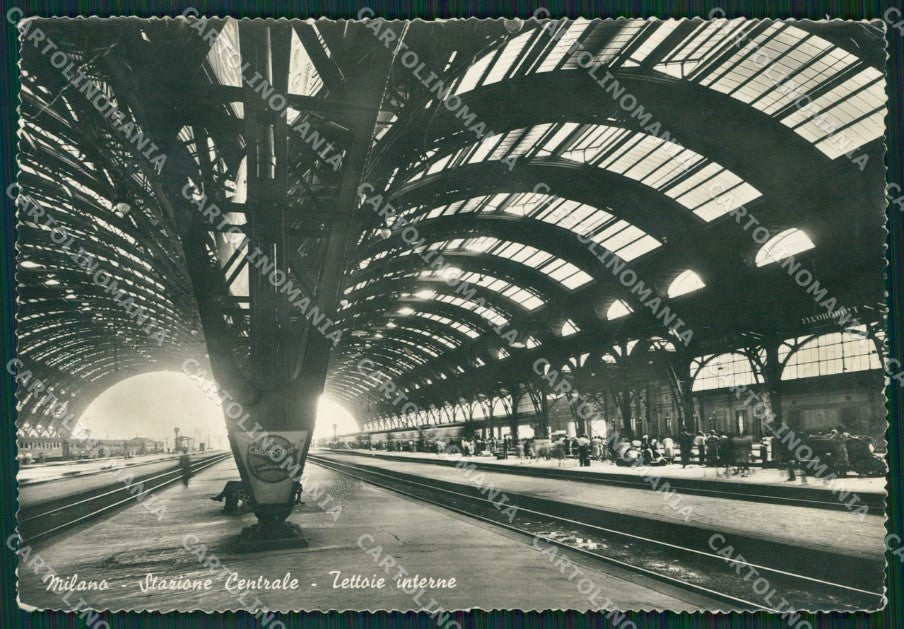 Milano Città Stazione PIEGHINA Foto FG cartolina ZK5687 – fronte