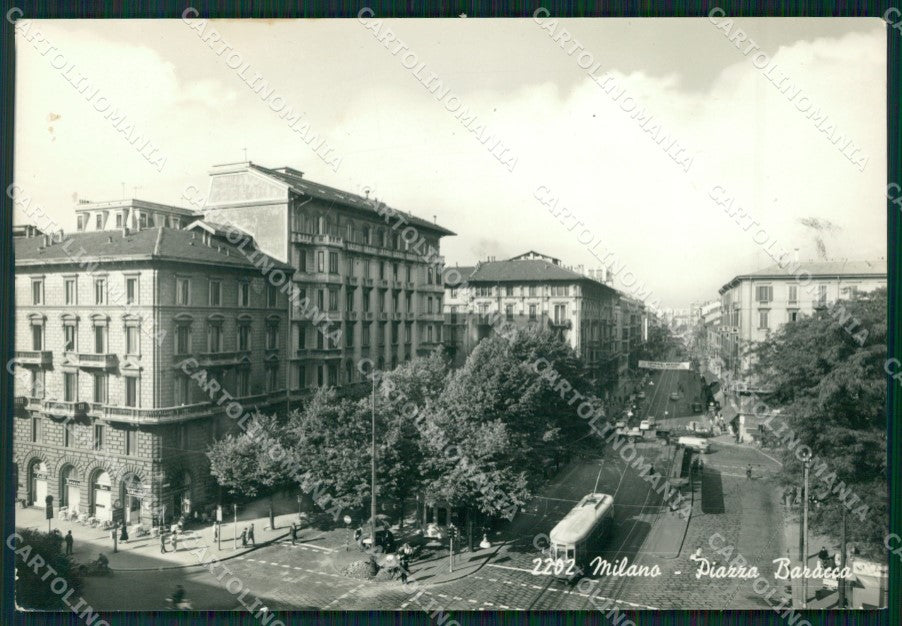 Milano Città Tram PIEGHINA Foto FG cartolina ZK5695 – fronte