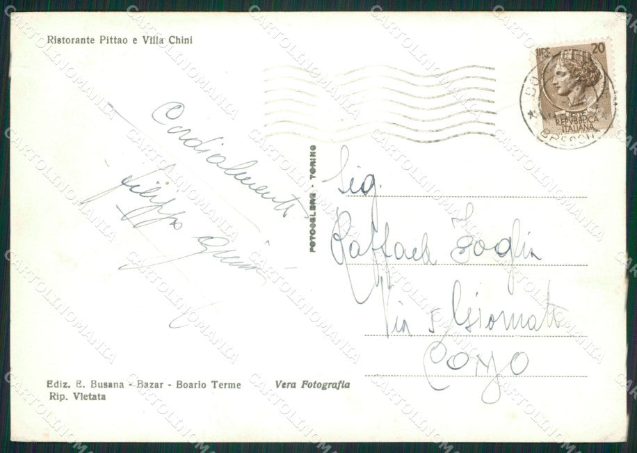 Brescia Boario Terme Foto FG cartolina ZK5705 – retro