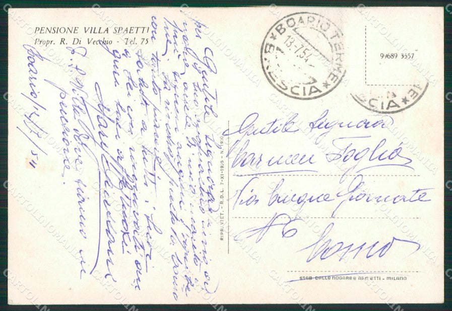 Brescia Boario Terme Foto FG cartolina ZK5710 – retro