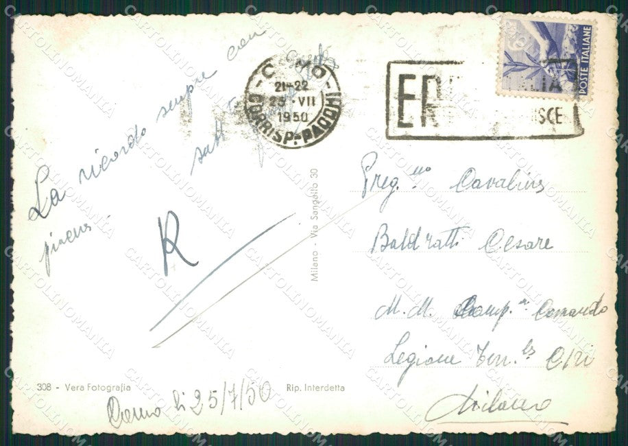 Como Città Foto FG cartolina ZK5714 – retro