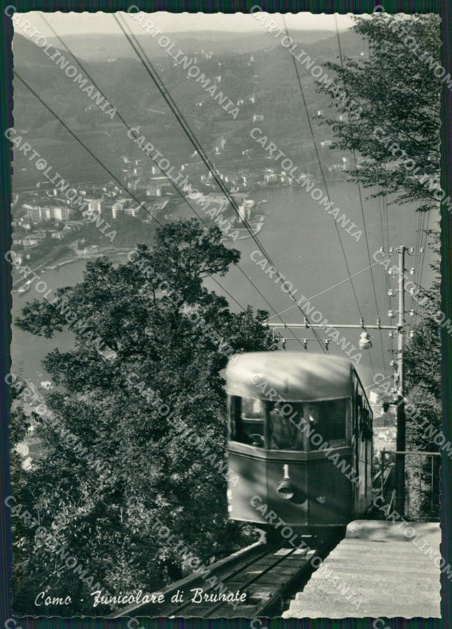 Como Brunate Funicolare Foto FG cartolina ZK5730 – fronte