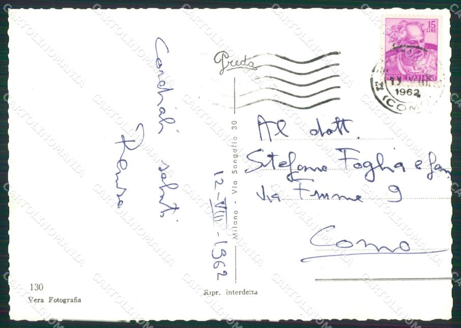 Como Brunate Funicolare Foto FG cartolina ZK5730 – retro