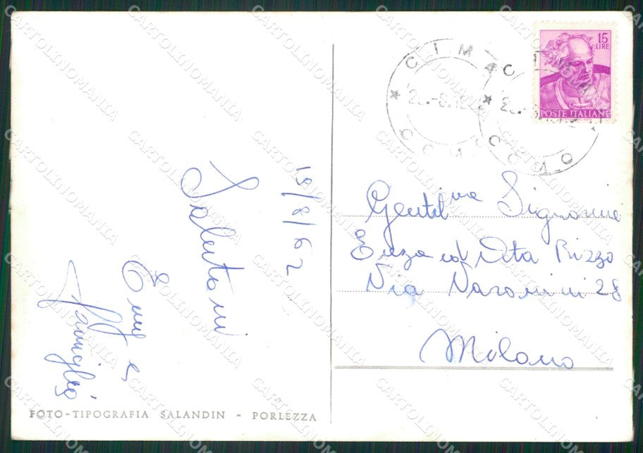 Como Porlezza Foto FG cartolina ZK5735 – retro