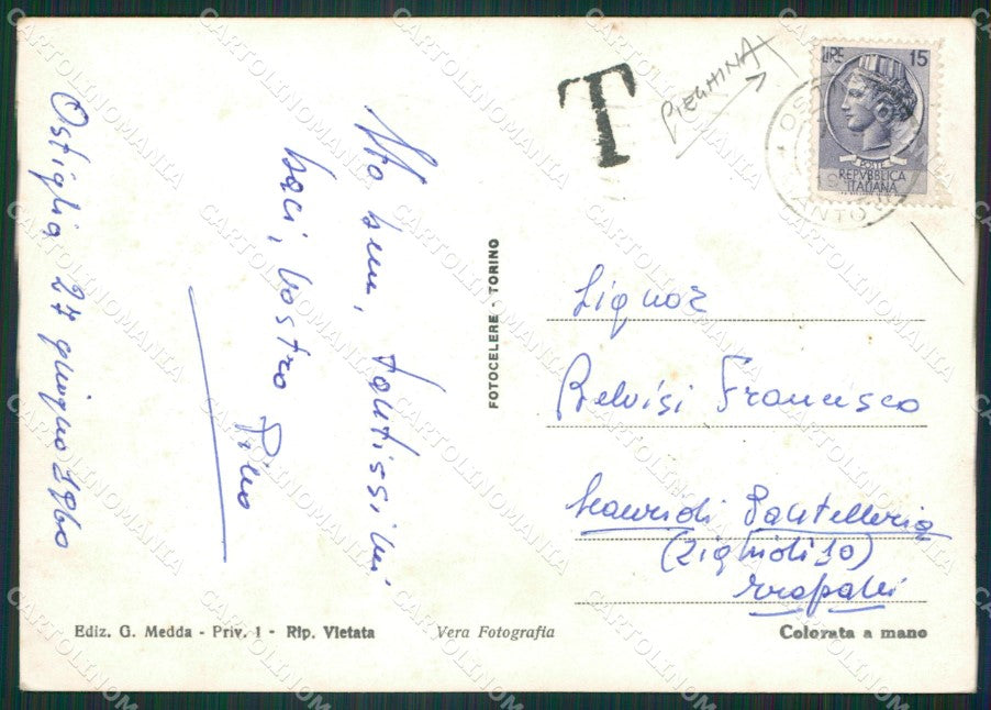 Mantova Ostiglia PIEGHINA Foto FG cartolina ZK5748 – retro
