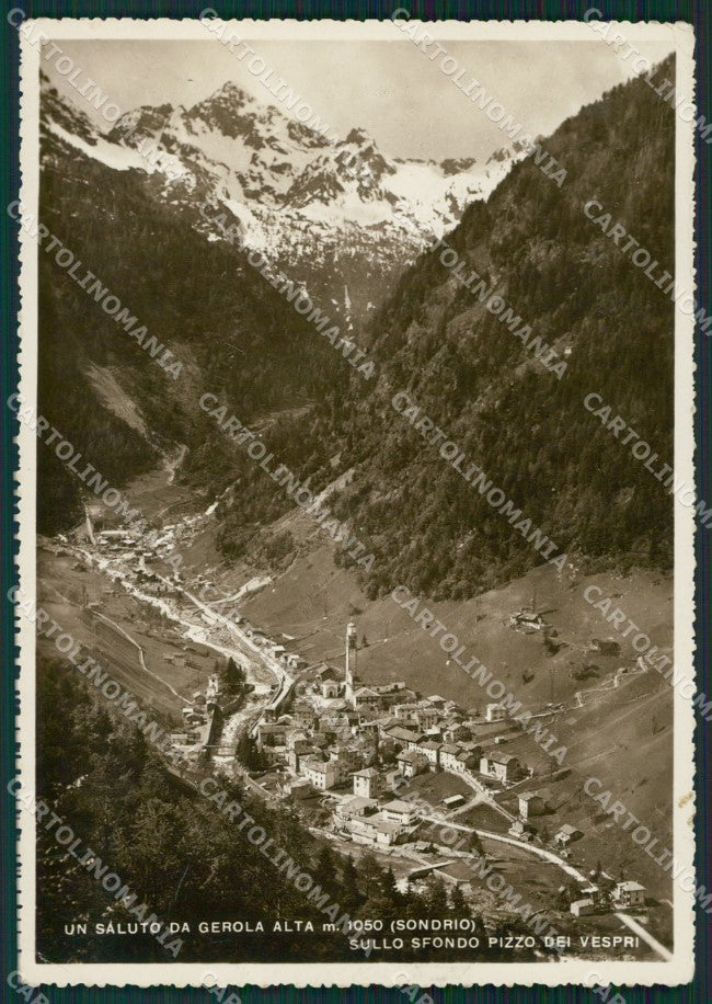 Sondrio Gerola Alta Foto FG cartolina ZK5755 – fronte