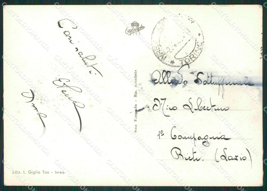 Torino Ivrea Foto FG cartolina ZK5760 – retro