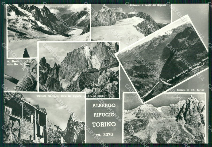 Aosta Courmayeur Rifugio Torino Foto FG cartolina ZK5769 – fronte