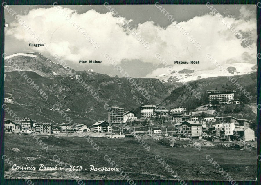 Aosta Valtournenche Cervinia Breuil STRAPPINO Foto FG cartolina ZK5771 – fronte