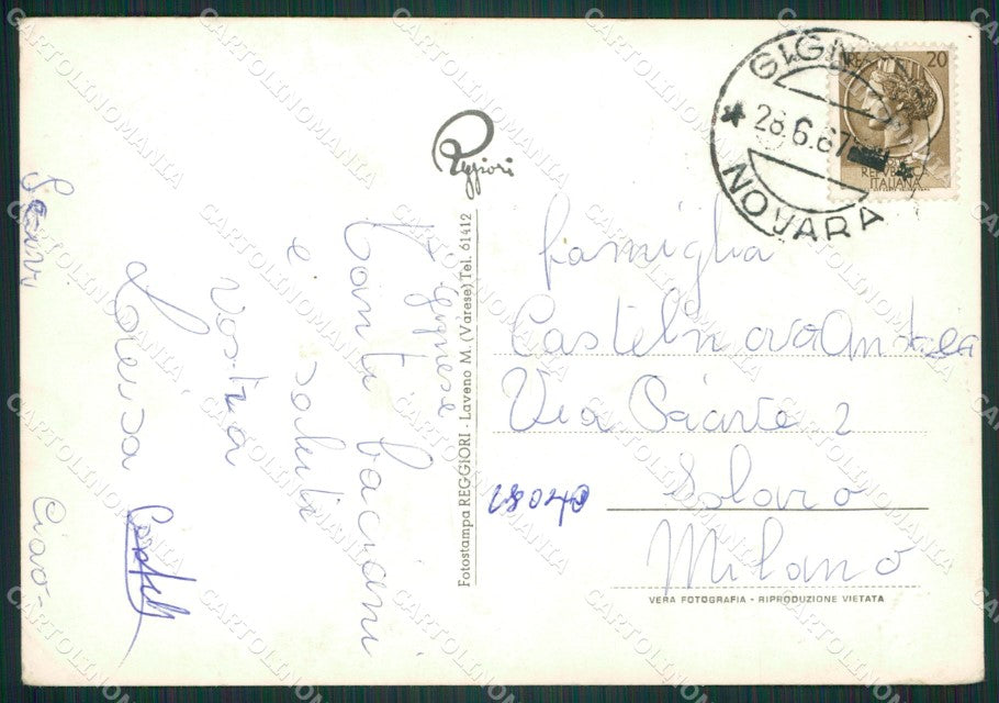 Verbania Gignese PIEGHINA Foto FG cartolina ZK5774 – retro
