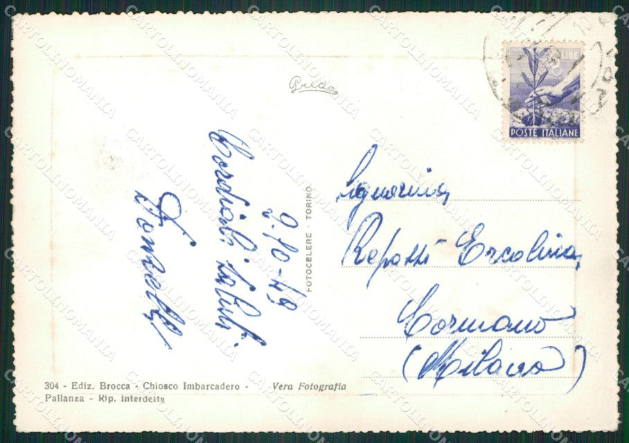 Verbania Pallanza Foto FG cartolina ZK5788 – retro
