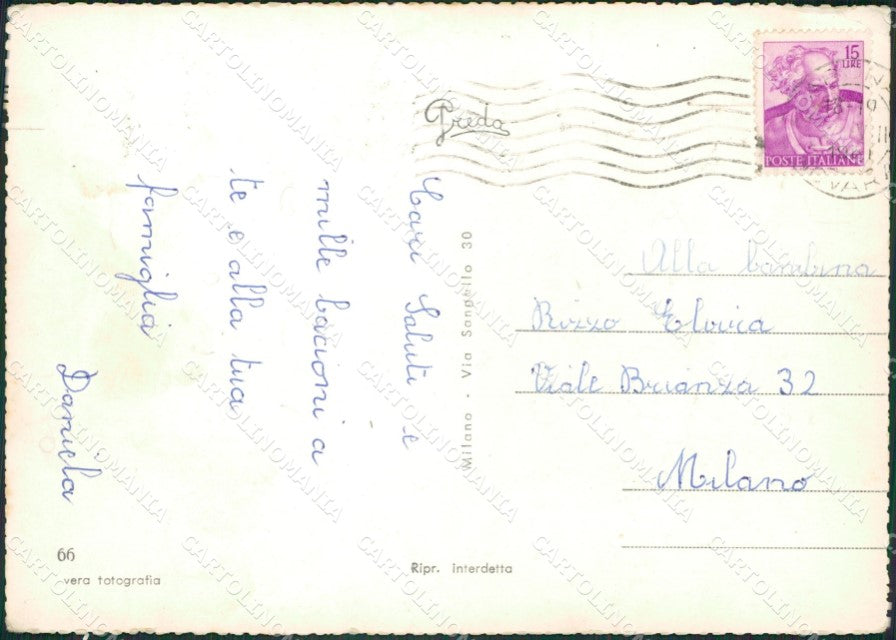 Novara Arona PIEGHINA Foto FG cartolina ZK5789 – retro