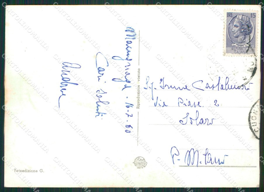 Verbania Macugnaga Monte Rosa Foto FG cartolina ZK5790 – retro
