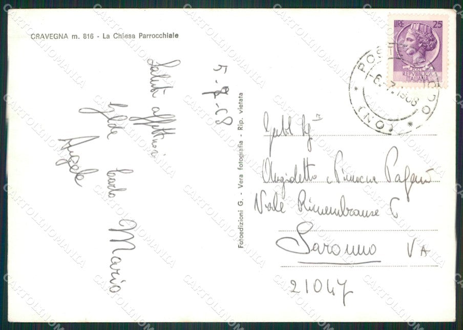 Verbania Crodo Cravegna Foto FG cartolina ZK5791 – retro