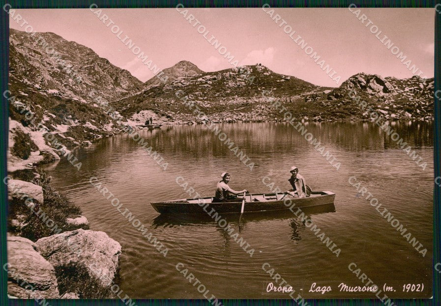 Biella Oropa Lago Mucrone Foto FG cartolina ZK5795 – fronte