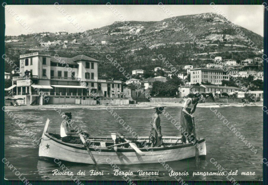 Savona Borgio Verezzi Barca Foto FG cartolina ZK5803 – fronte