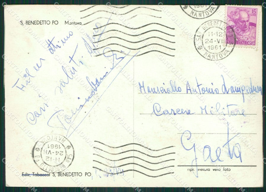 Mantova San Benedetto Po Foto FG cartolina ZK5806 – retro