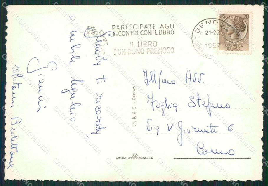 Genova Città Foto FG cartolina ZK5814 – retro