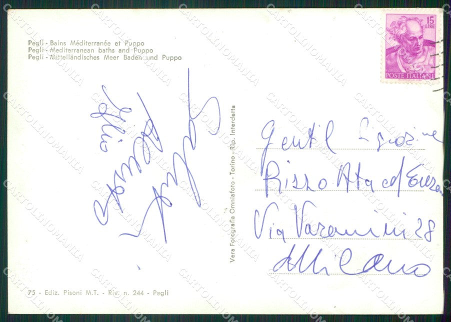 Genova Pegli Foto FG cartolina ZK5824 – retro