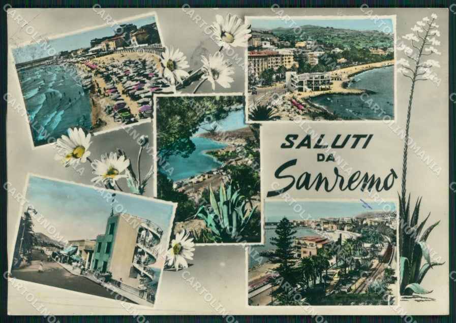 Imperia Sanremo Saluti da Foto FG cartolina ZK5836 – fronte