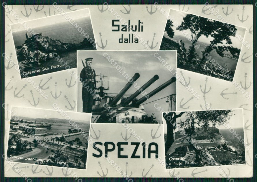 La Spezia Città Saluti da Foto FG cartolina ZK5840 – fronte