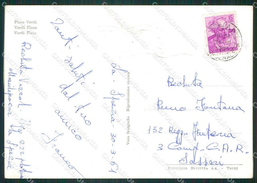 La Spezia Città Foto FG cartolina ZK5841 – retro