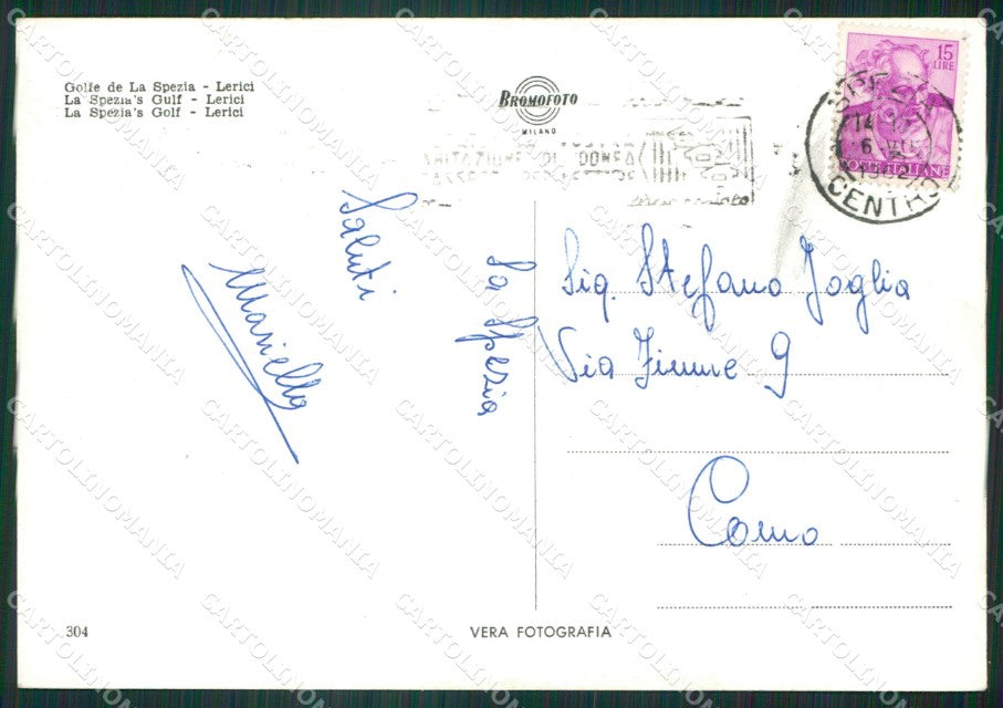 La Spezia Lerici Foto FG cartolina ZK5842 – retro
