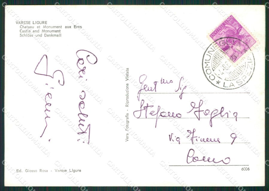 La Spezia Varese Ligure Foto FG cartolina ZK5847 – retro