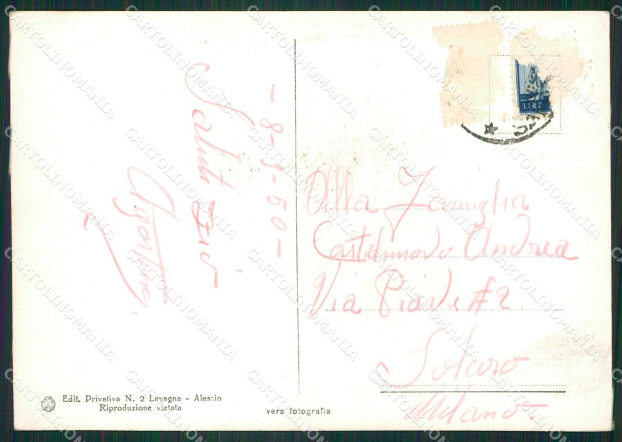 Savona Alassio ABRASA Foto FG cartolina ZK5851 – retro