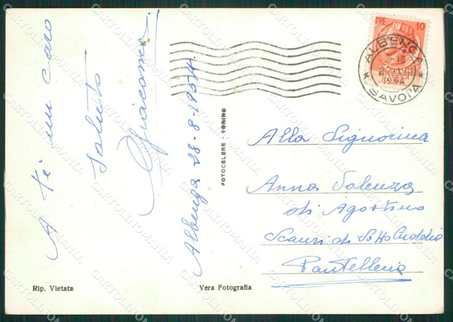 Savona Albenga Foto FG cartolina ZK5852 – retro